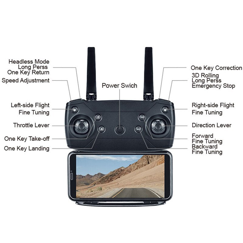 M72 Foldable Drone with Camera